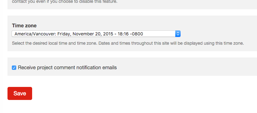 Unsubscribe from email notifications