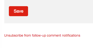 unsubscribe from comment notifications