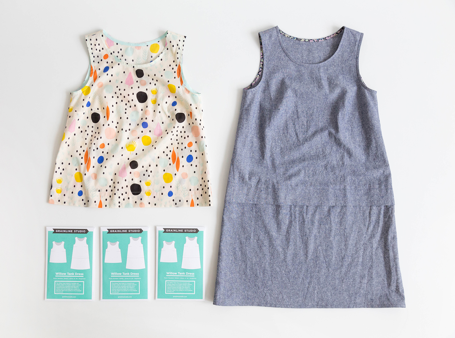 Grainline Willow Tank and Dress sewing pattern
