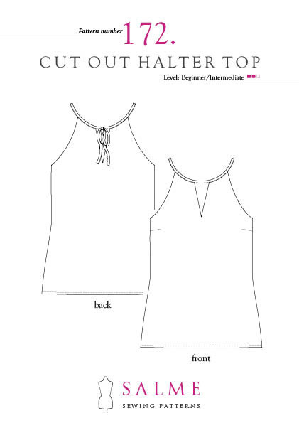 Cut Out Halter Top | Textillia