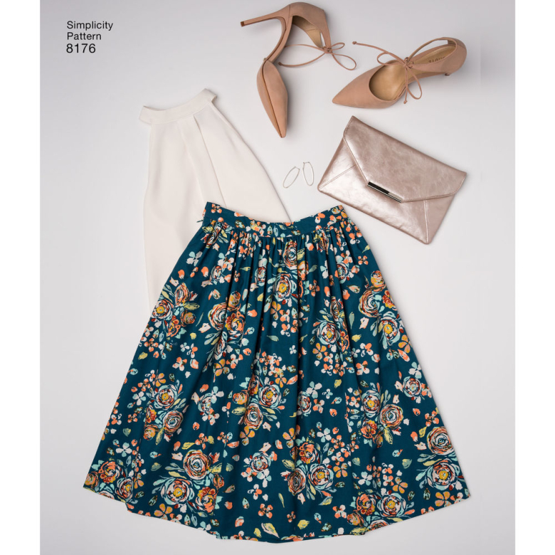 8176 | Misses' Dirndl Skirts in Three Lengths | Textillia
