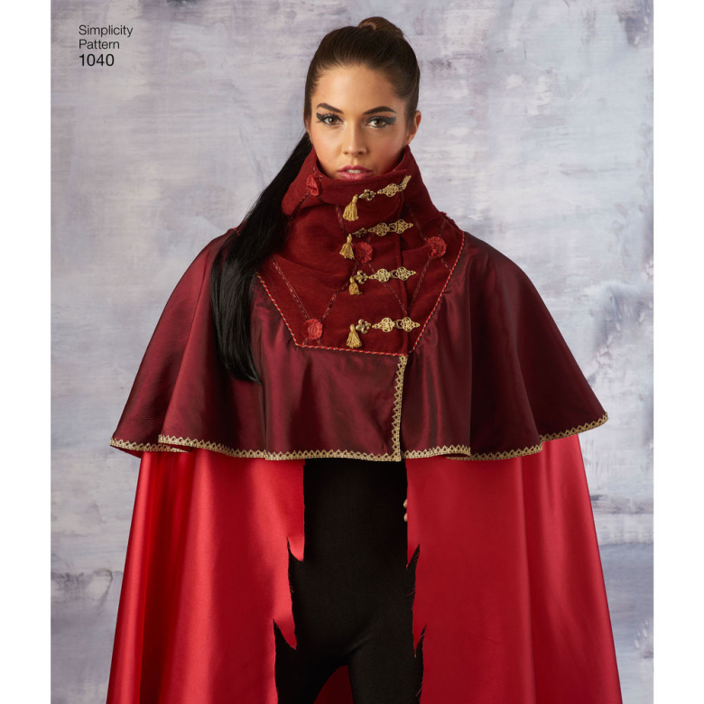 1040 | Misses' and Men's Cape Costumes | Textillia