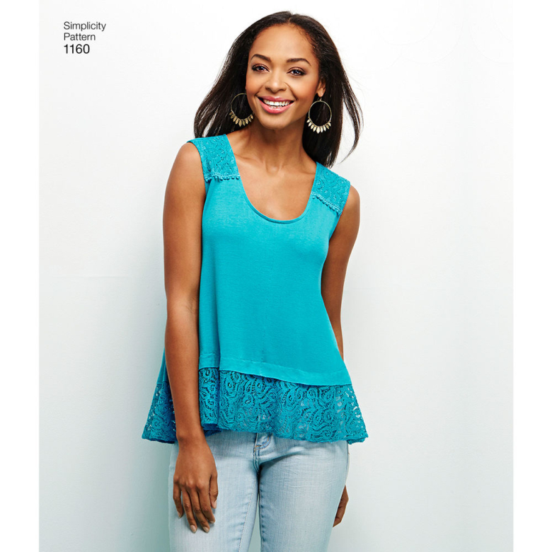 1160 Misses Knit Tops Textillia