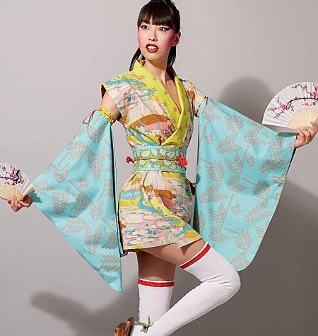 M2081  'OBI: GĀDO' Kimono, Undershirt, Kimono with Detached