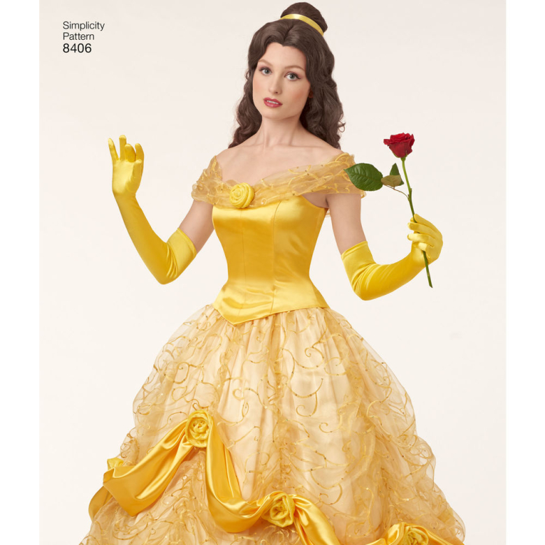 8406 | Disney Beauty and the Beast Costume for Misses | Textillia