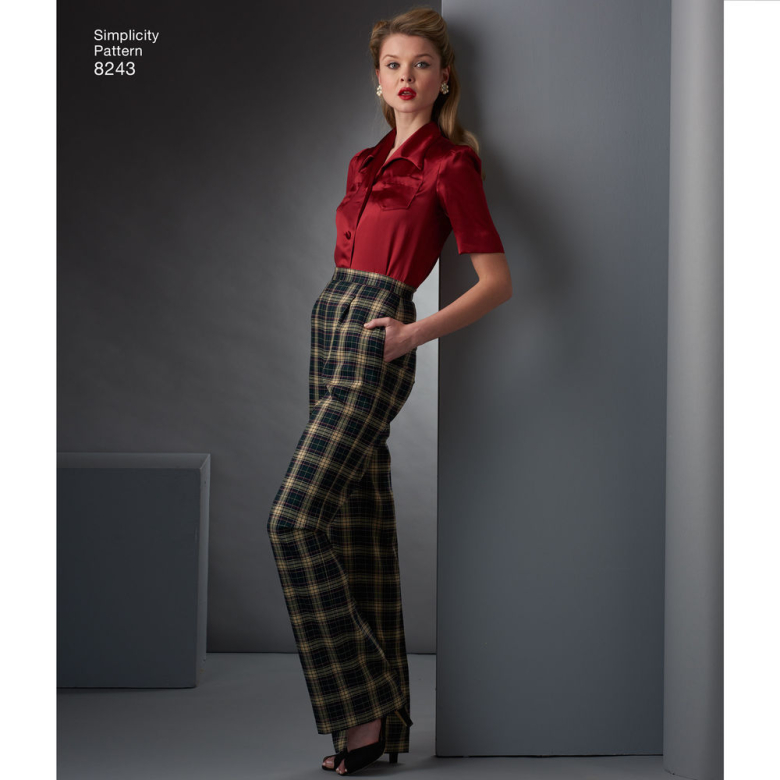 Sewing 1940s trousers from a vintage pattern + ADDING POCKETS! - Miss Matti