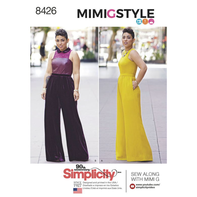 8426, Misses' & Plus Size Jumpsuit by Mimi G