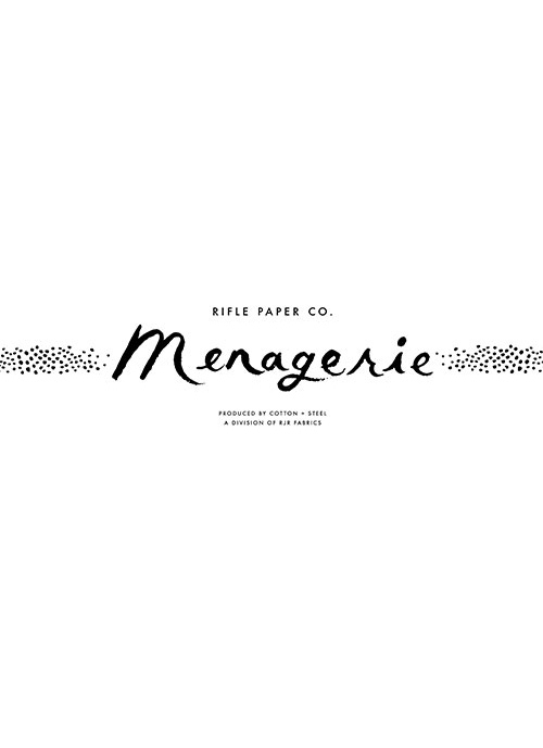 Neceser grande Menagerie Garden - Rifle Paper co. - Pepa Paper