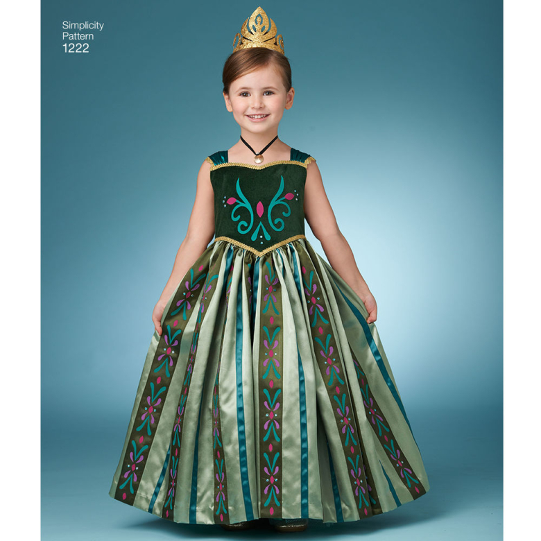 1222 | Frozen Coronation Day Costumes for Children | Textillia
