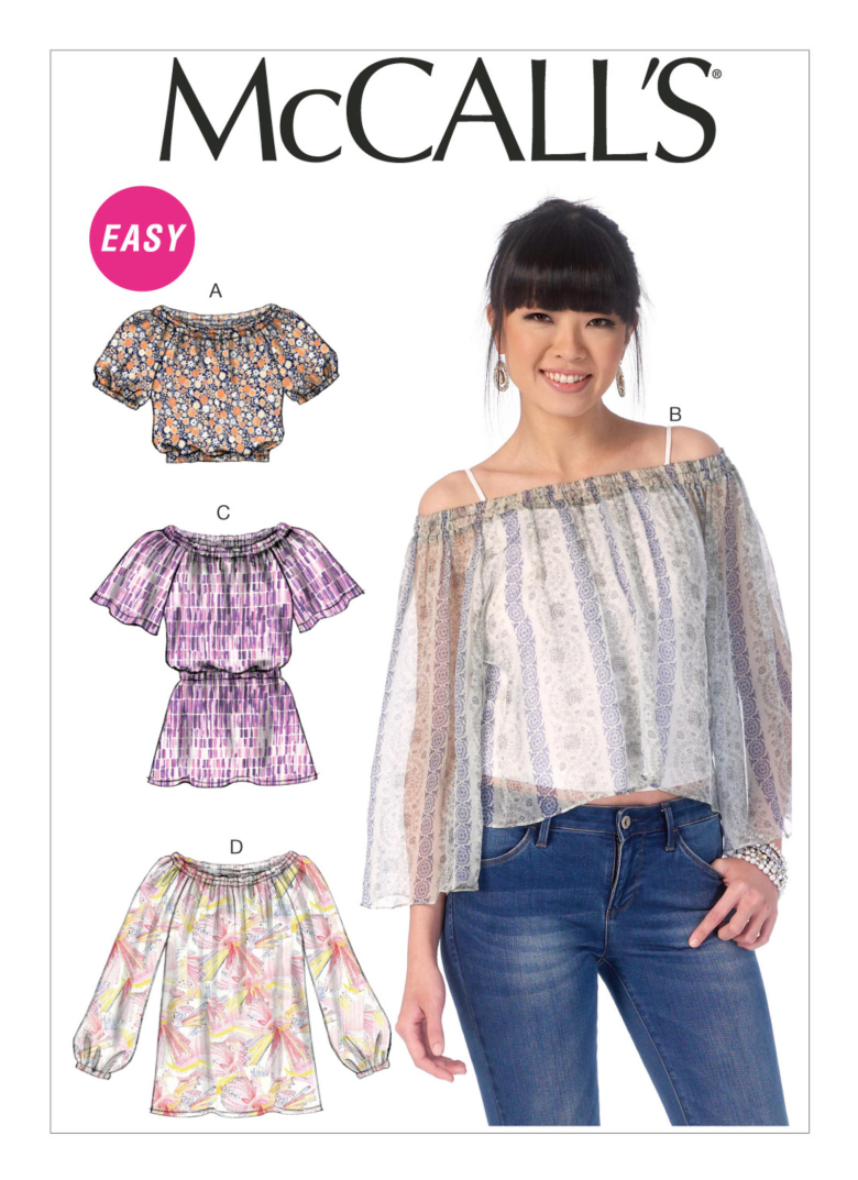 Misses peasant sales tops