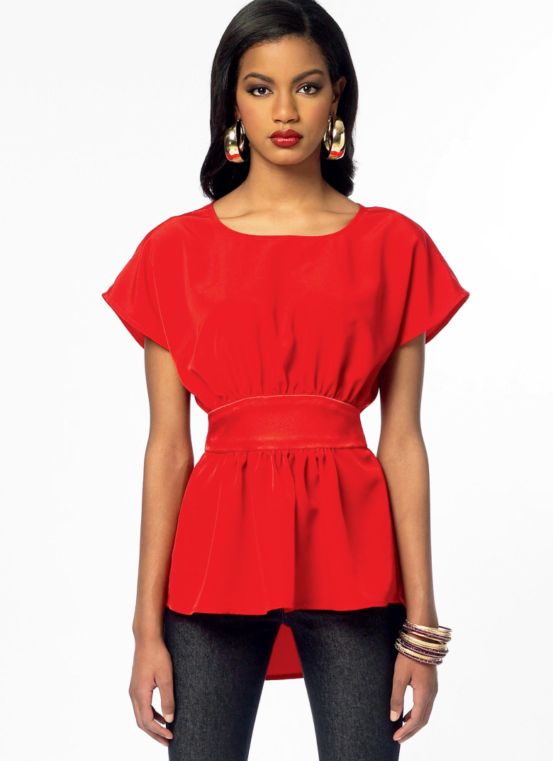 M6794 | Misses' Gathered Tops And Tunics | Textillia