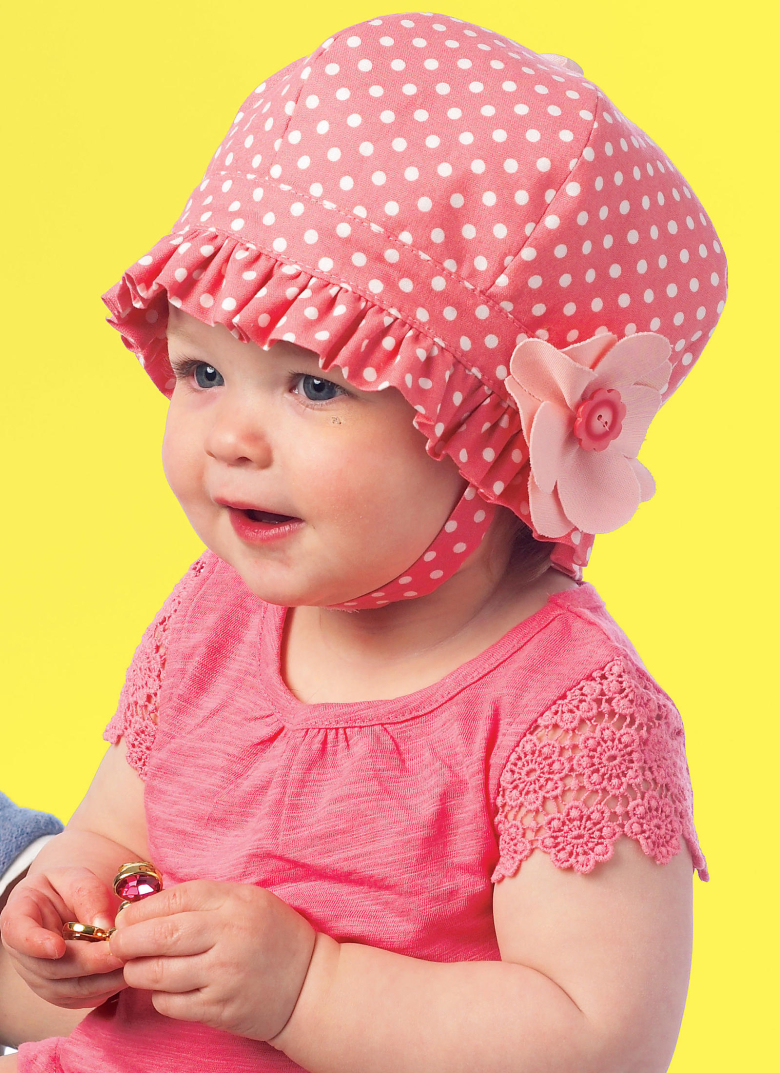 M6976 | Infants' Bonnets, Hats and Caps | Textillia