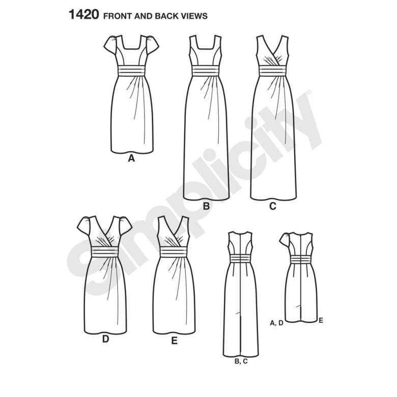Simplicity Dress Pattern 1420 - Maree Pigdon