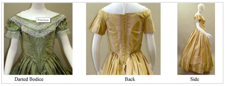 1840 ball gown