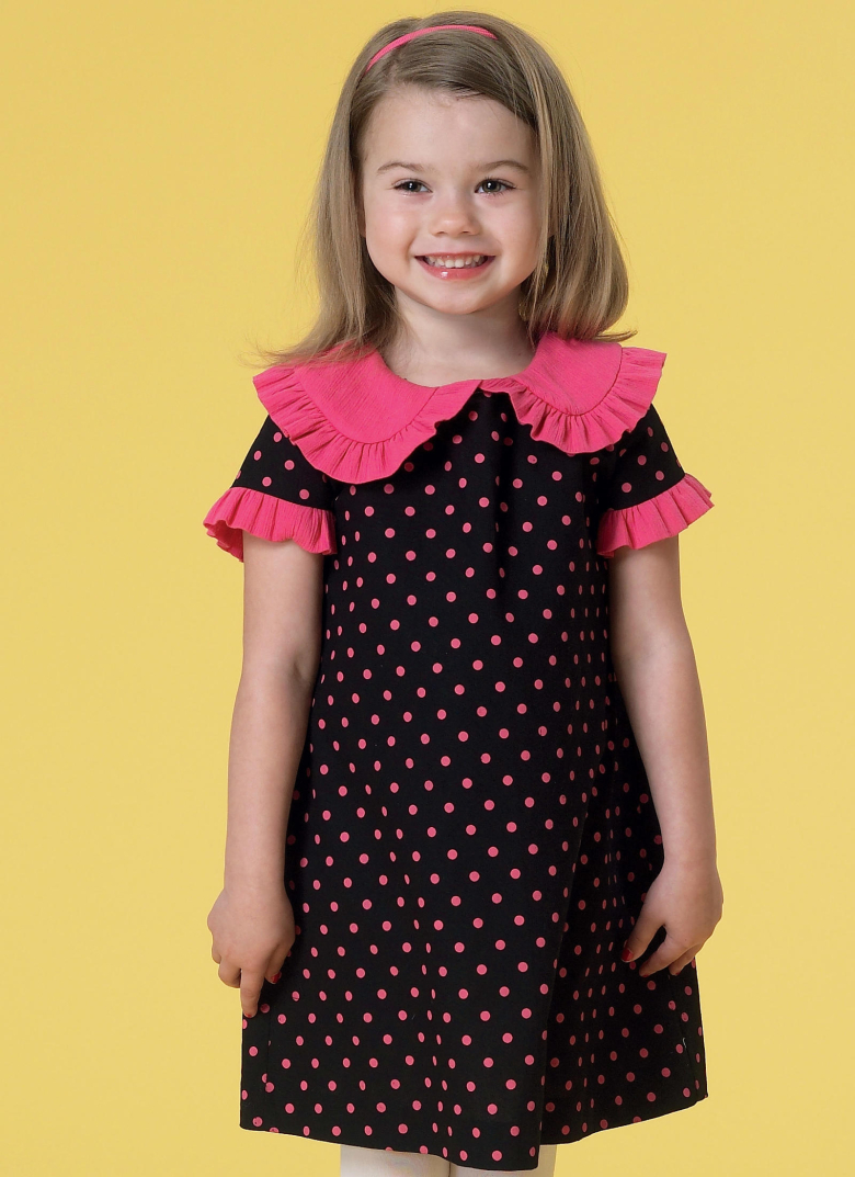 M7235 Children's/Girls' Collared Dresses Textillia