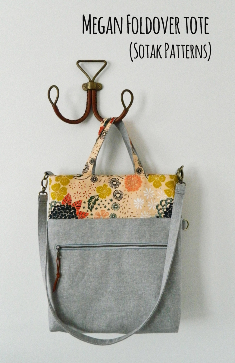 Megan Foldover Tote Textillia