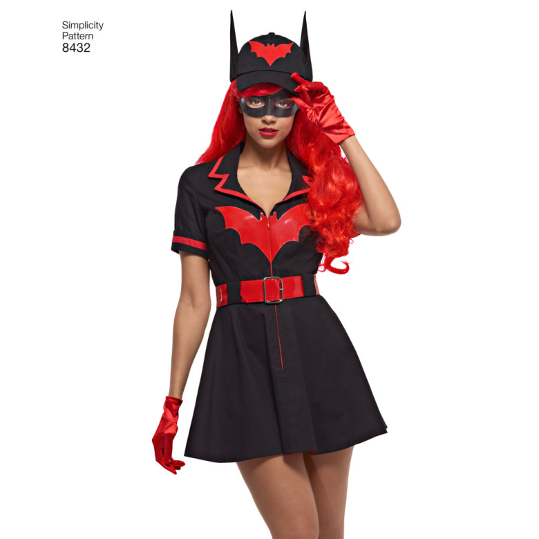 Bat Woman Costume, Sexy Superhero Costume 