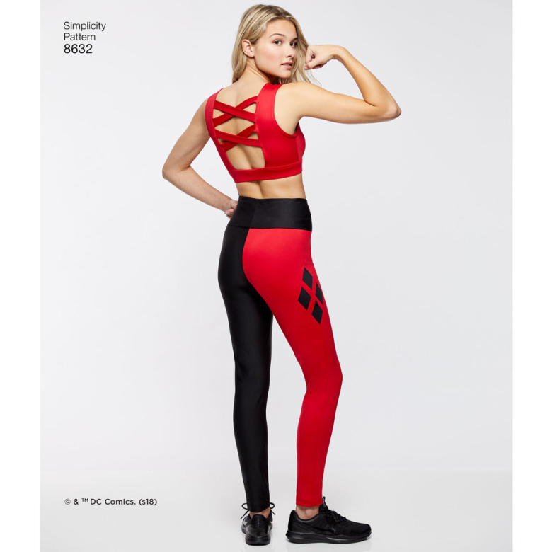 harley quinn sports bra