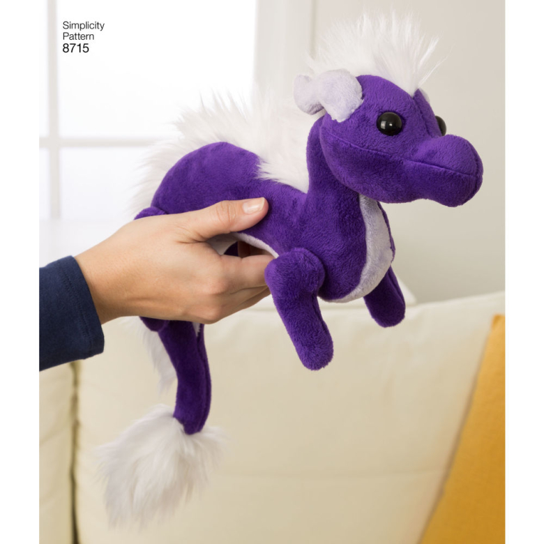 diy stuffed dragon