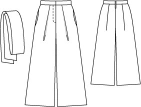 Wide Sailor Pants 04/2015 #114 | Textillia