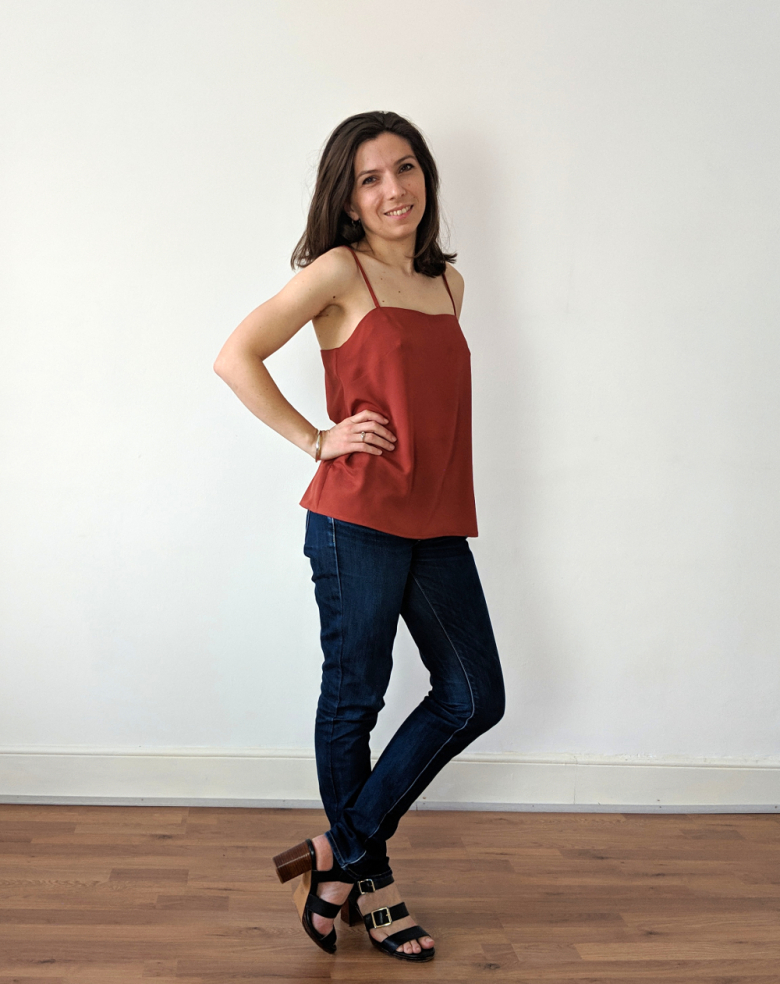 A simple and easy to sew camisole pattern - CAMIMADE