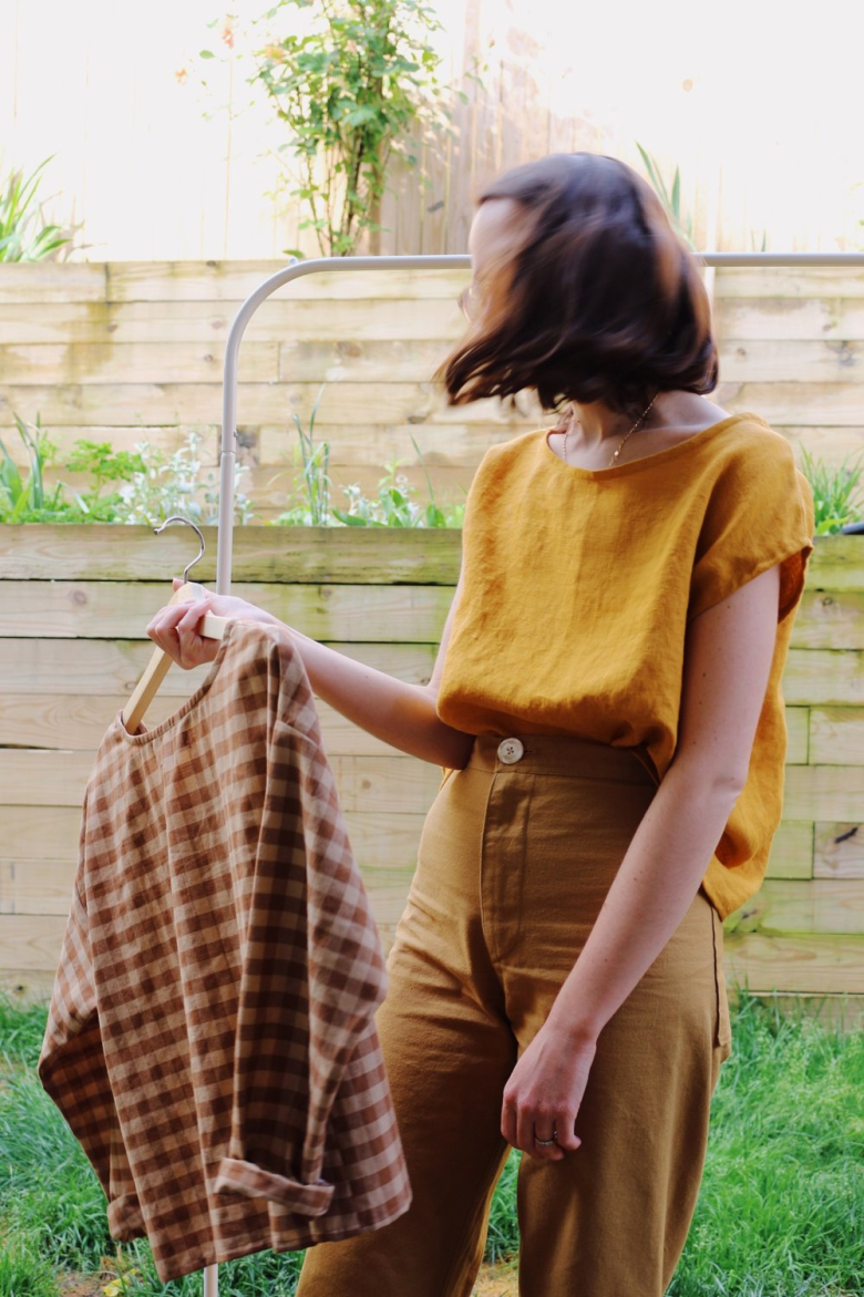 Sew a Simple Drop shoulder Top with frilly sleeves (Pattern & Tutorial) -  SewGuide