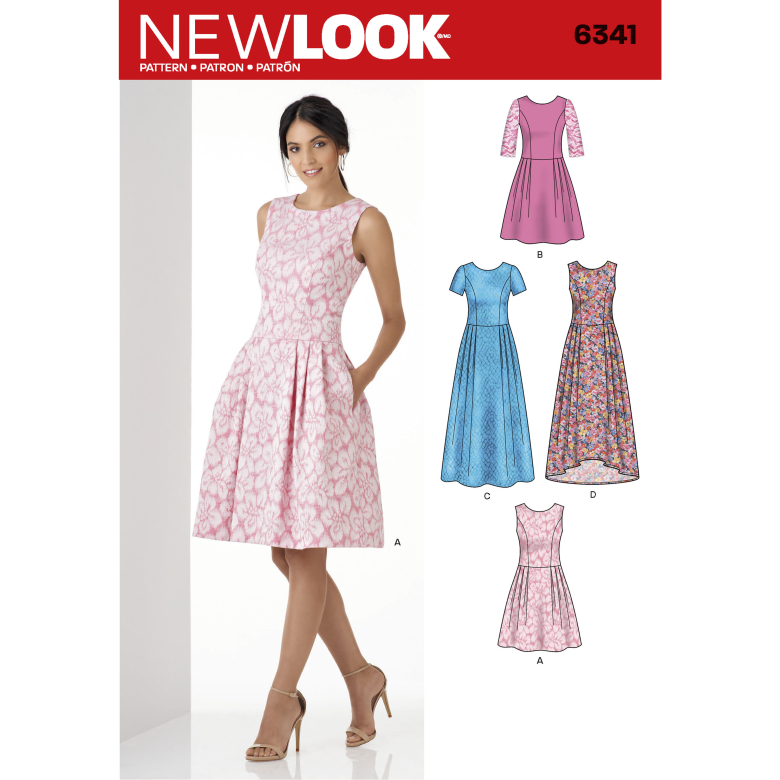 6341 | Misses' Dress in Three Lengths | Textillia