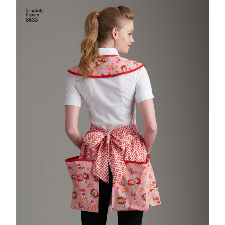 OOP Simplicity Pattern 8533 Vintage Apron — Fabric Mart-ny, inc.