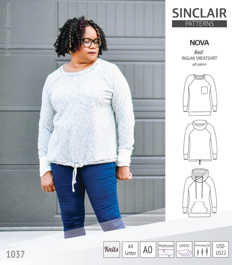 Nova Knit Raglan Sweatshirt