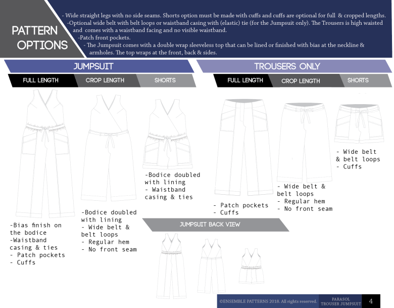 Parasol Trousers, Shorts & Jumpsuit | Textillia