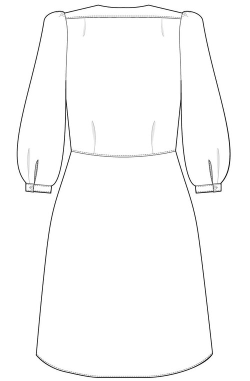 Romy Wrap Top + Dress - PDF SEWING PATTERN – Pattern Scout Studio