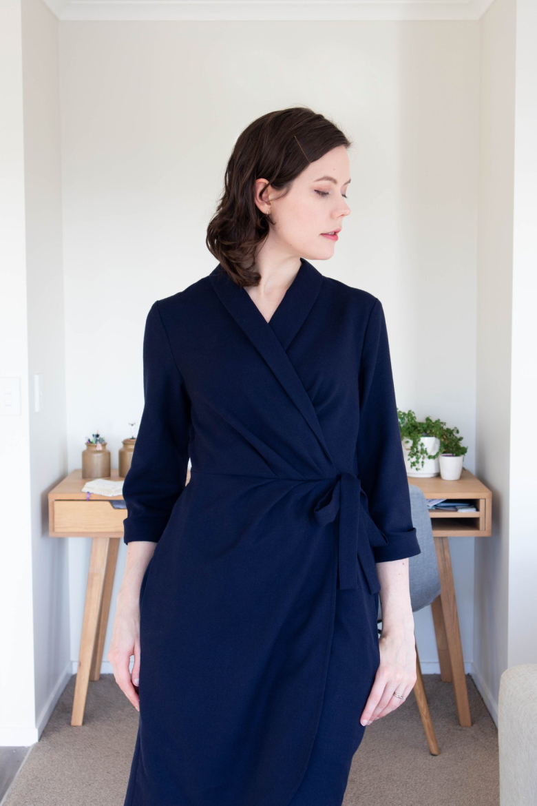 adalene wrap dress