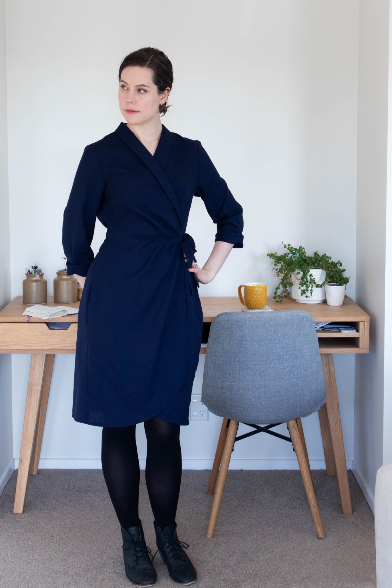 adalene wrap dress