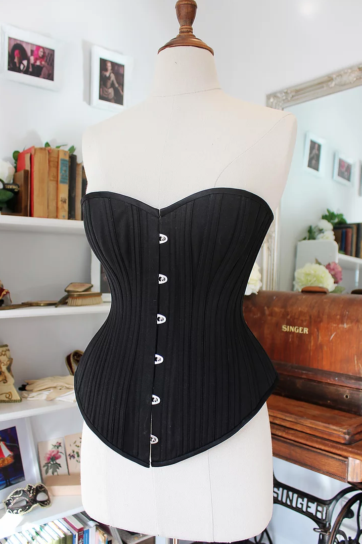 Late Victorian Mid-bust Corset, NZ Corsetry