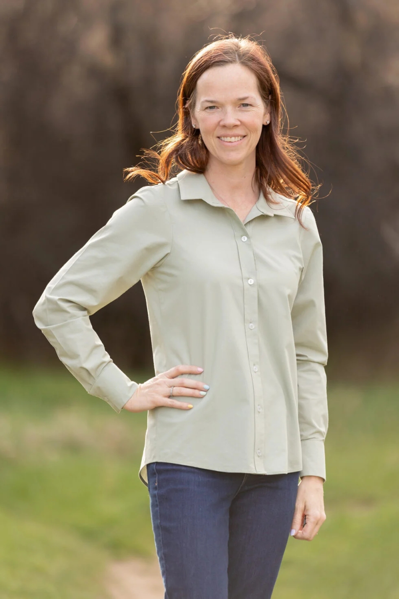 Button down tunic on sale dress