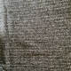 Grey harris tweed with white stripes