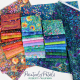 stacks of colorful floral fabrics