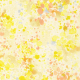 Yellow organic-looking splatter design on fabric