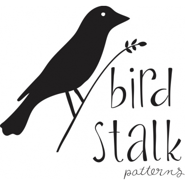 a black silhouette of a bird on a stalk of grass next to the words bird stalk patterns